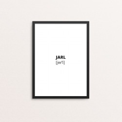 Plakat: Jarl lydskrift