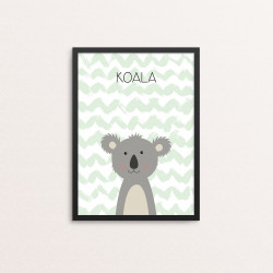 Plakat: Koala, simpel