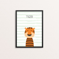 Plakat: Tiger, simpel