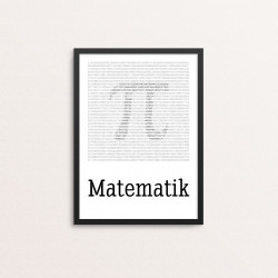 Plakat: 'Matematik'