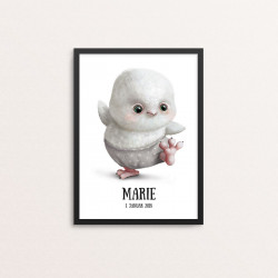 Plakat: Baby ugle,...