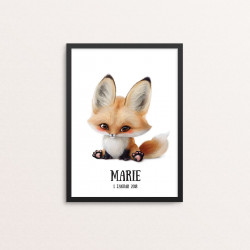 Plakat: Baby ræv,...