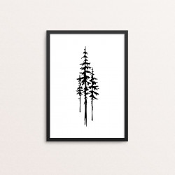 Plakat: Pine Trees