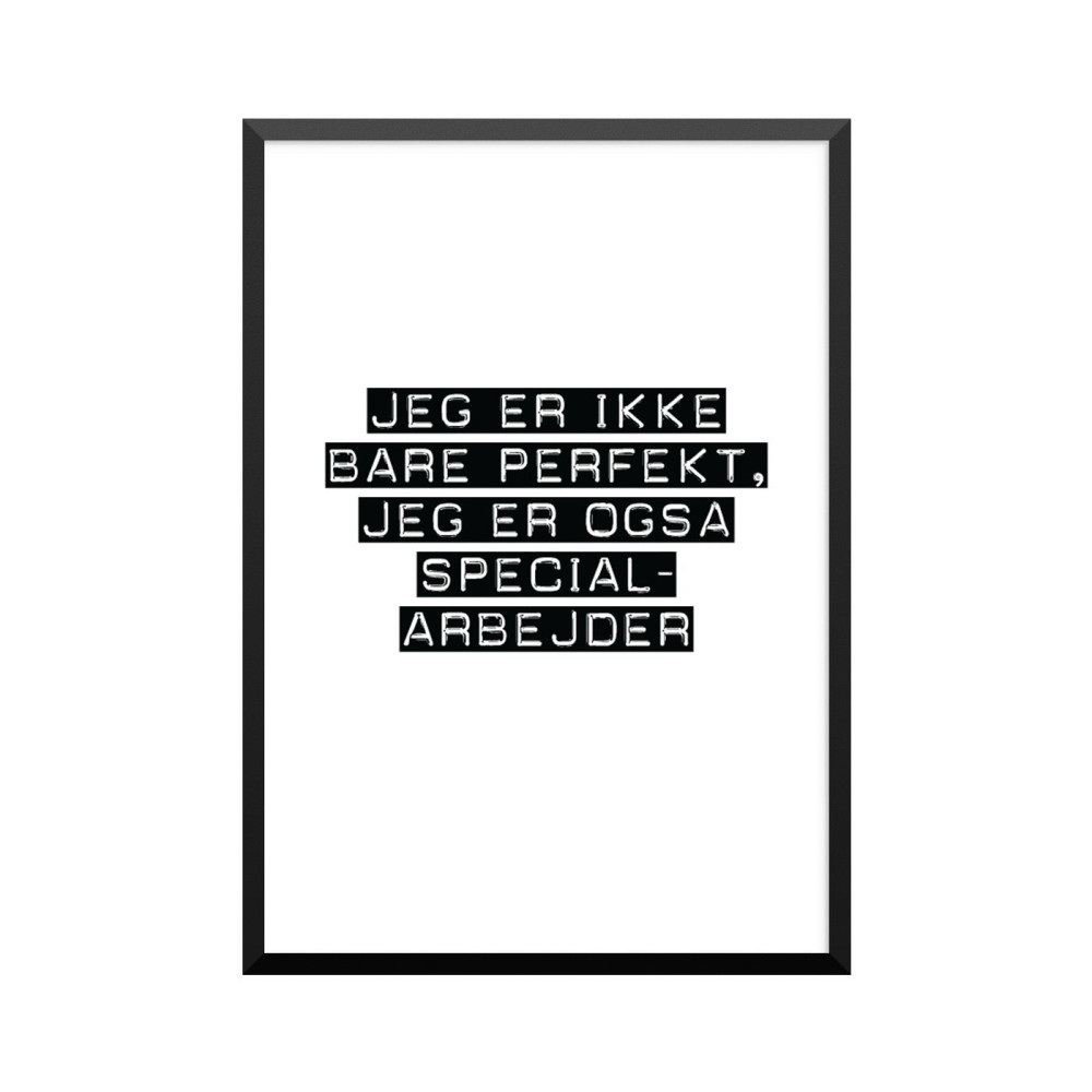 Plakat: Specialarbejder