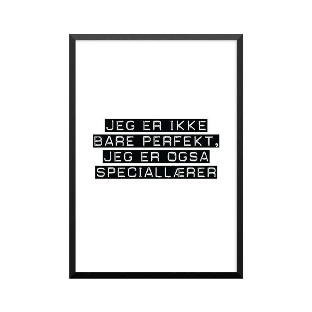 Plakat: Speciallærer