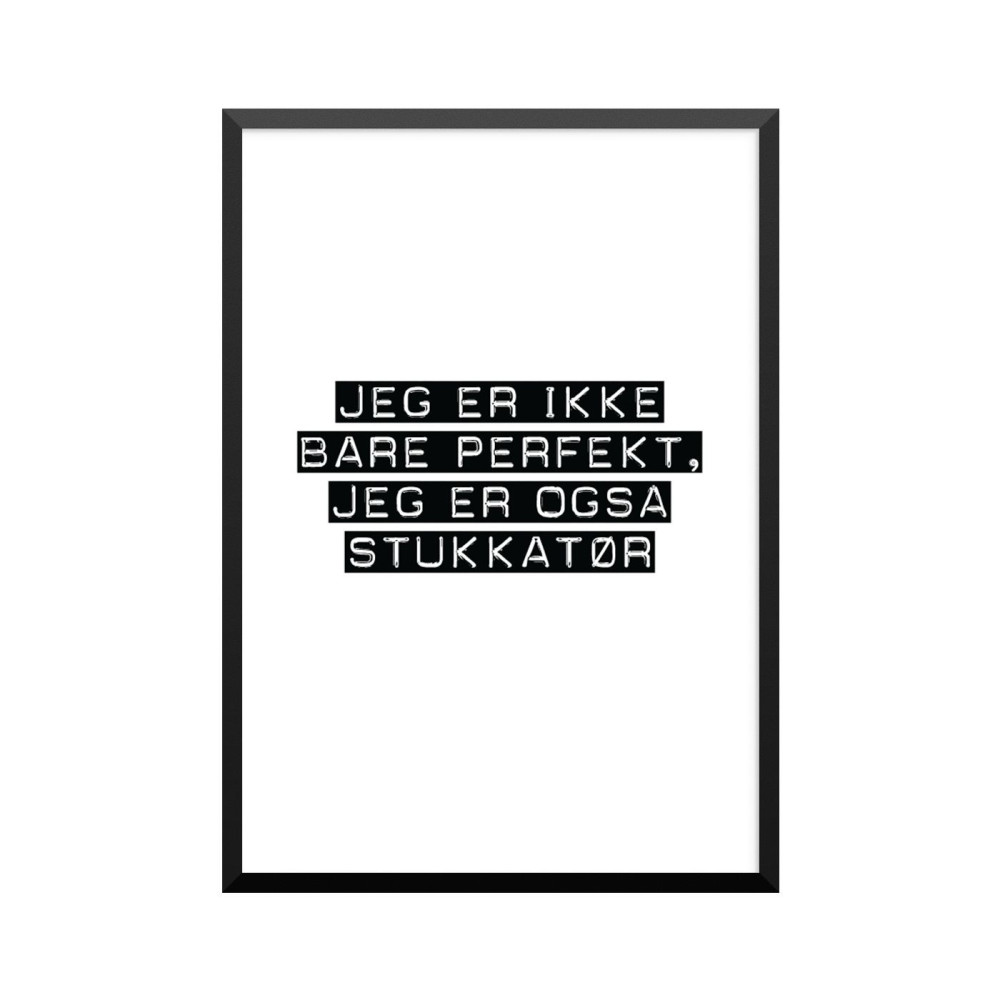 Plakat: Stukkatør