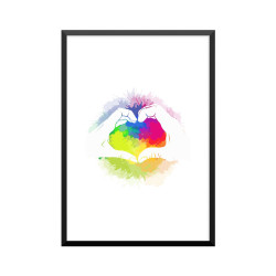Plakat: Rainbow Love