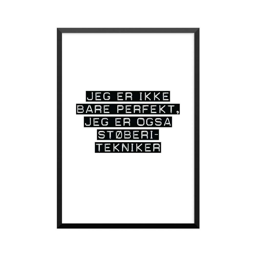 Plakat: Støberitekniker