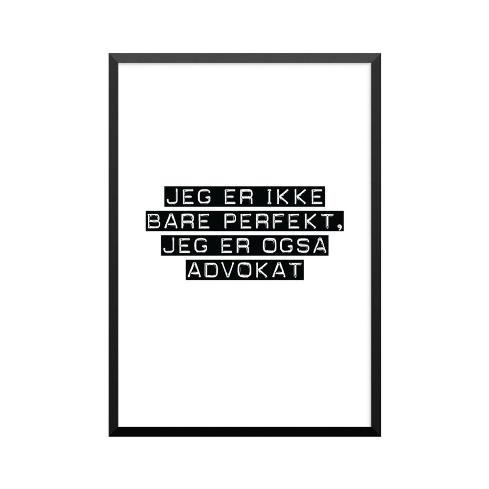 Plakat: Advokat