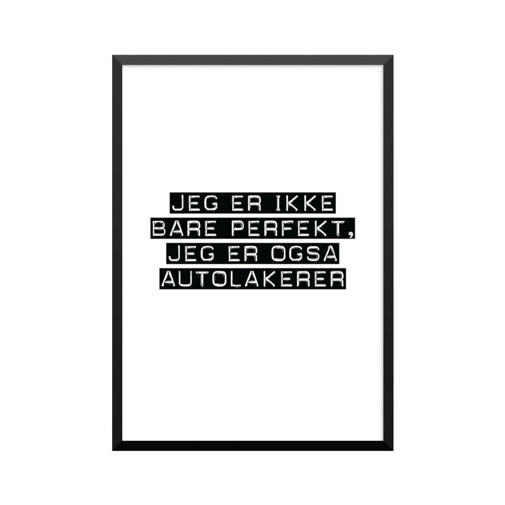 Plakat: Autolakerer