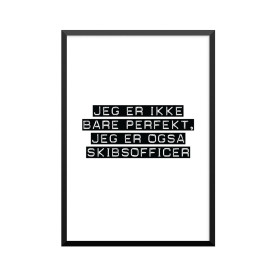 Plakat: Skibsofficer