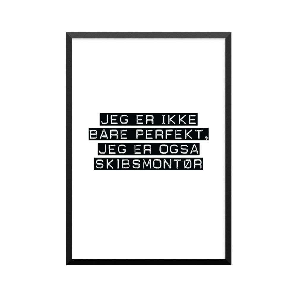Plakat: Skibsmontør