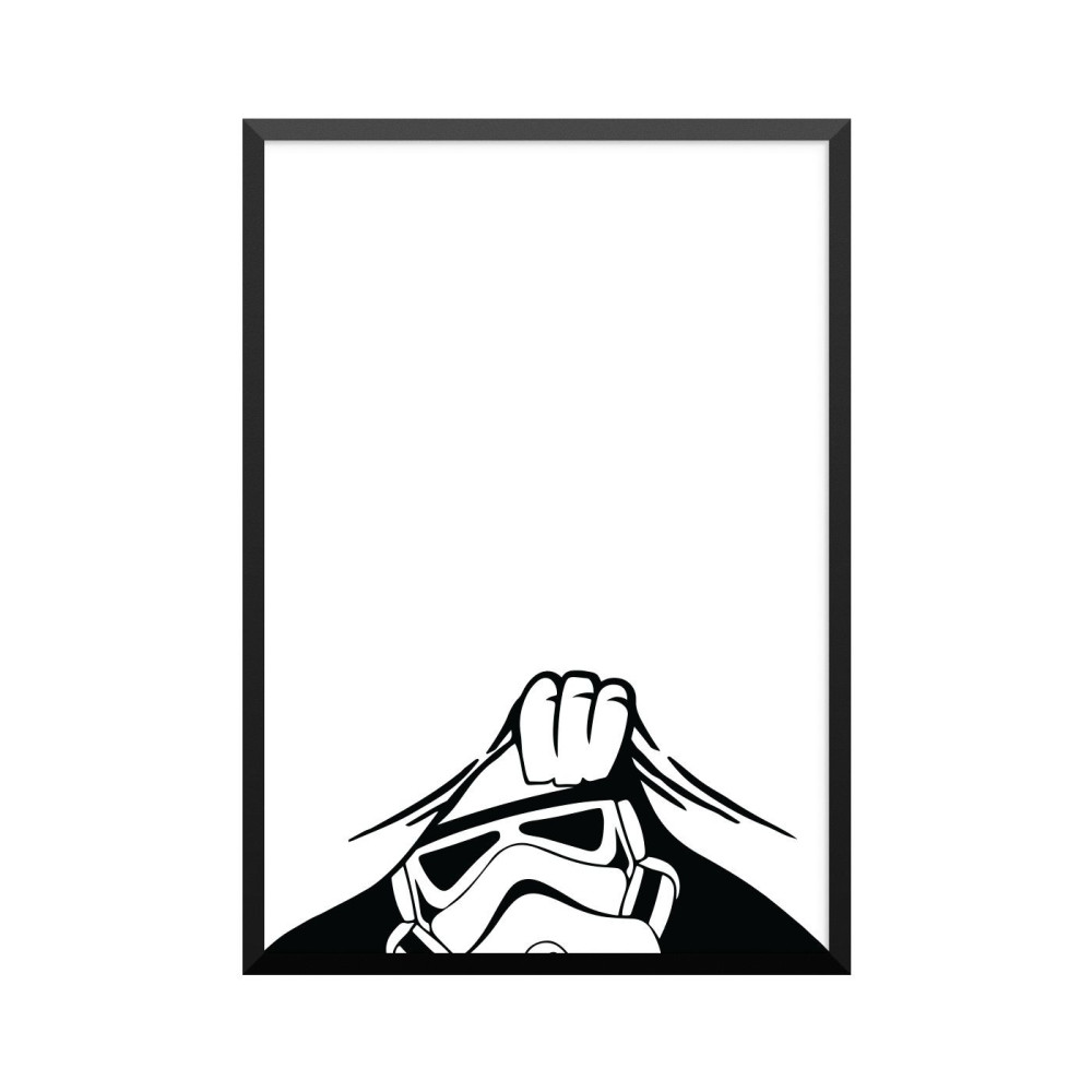 Plakat: Peek-a-boo Stormtrooper