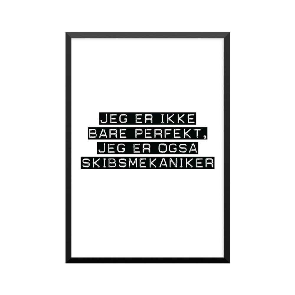 Plakat: Skibsmekaniker