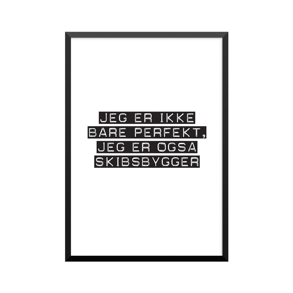 Plakat: Skibsbygger