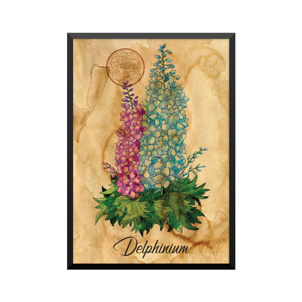 Plakat: Samiramay, 'Delphinium'