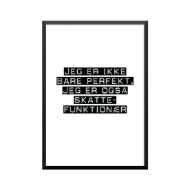Plakat: Skattefunktionær