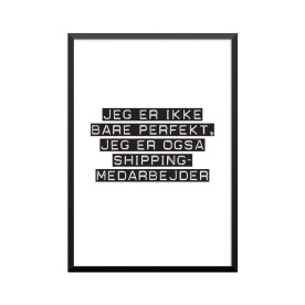 Plakat: Shippingmedarbejder