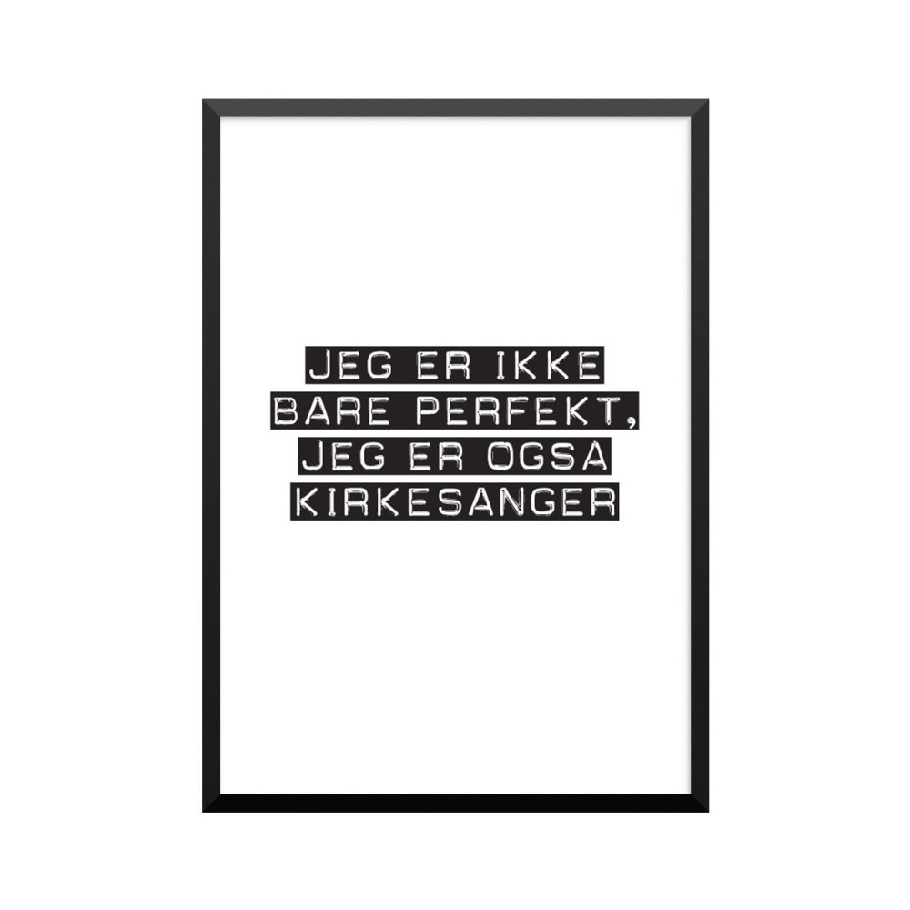 Plakat: Kirkesanger