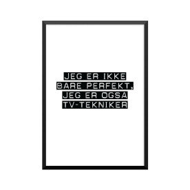 Plakat: TV-tekniker