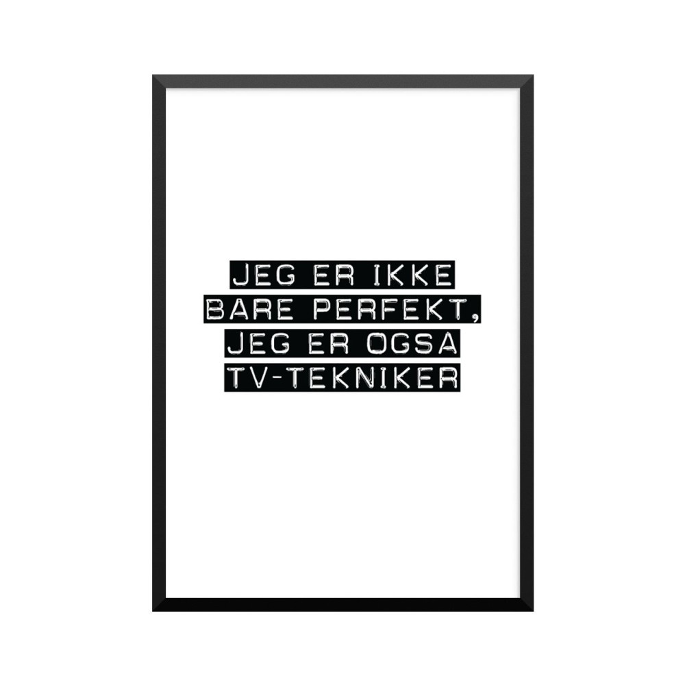Plakat: TV-tekniker