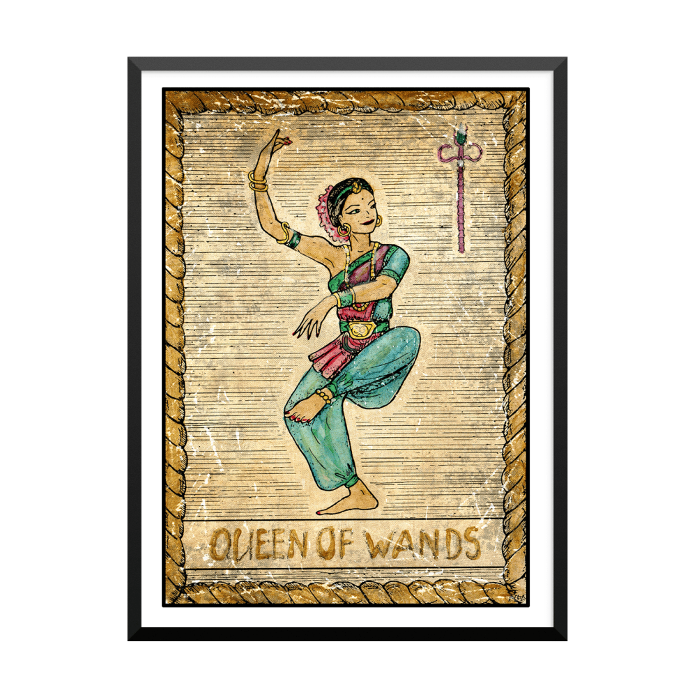 Plakat: Samiramay Tarot, The Vintage Deck, Queen Of Wands