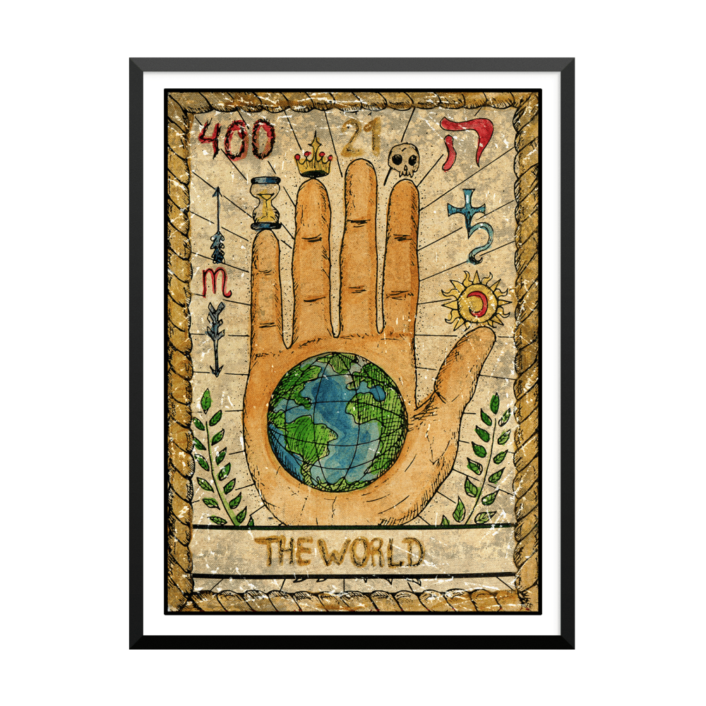 Plakat: Samiramay Tarot, The Vintage Deck, The World