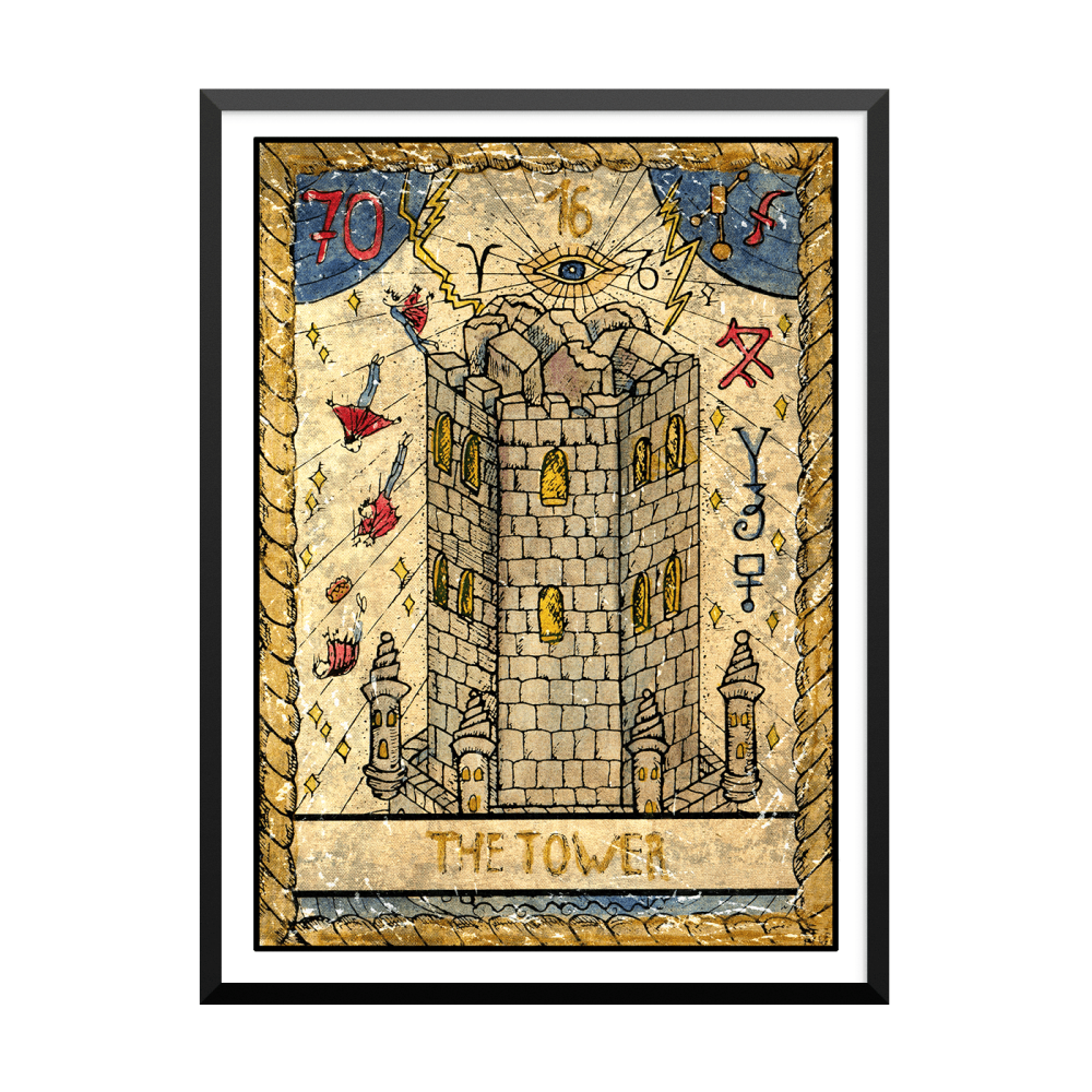 Plakat: Samiramay Tarot, The Vintage Deck, The Tower