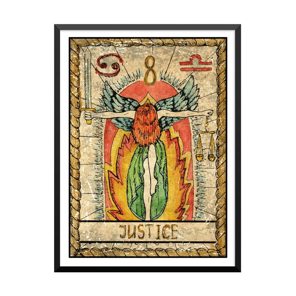 Plakat: Samiramay Tarot, The Vintage Deck, Justice