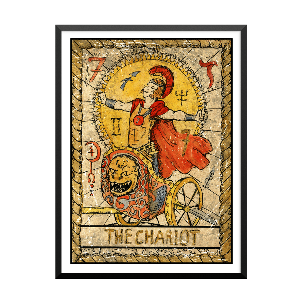 Plakat: Samiramay Tarot, The Vintage Deck, The Chariot