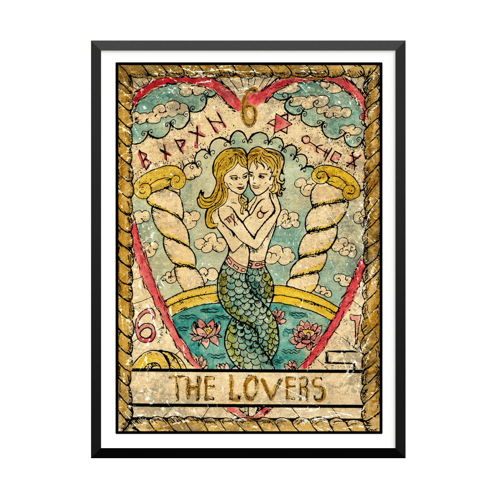Plakat: Samiramay Tarot, The Vintage Deck, The Lovers