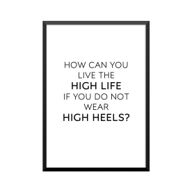 Plakat: 'HOW CAN YOU LIVE...