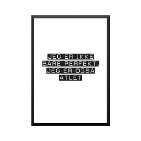 Plakat: Atlet