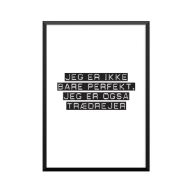 Plakat: Trædrejer