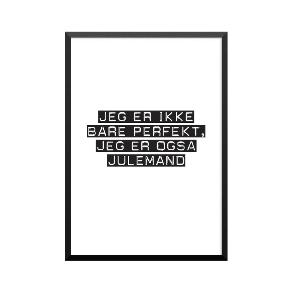 Plakat: Julemand