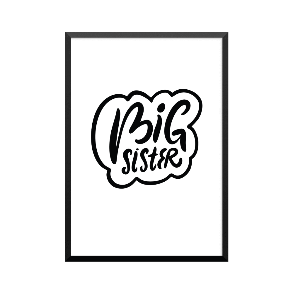 Plakat: 'Big sister'