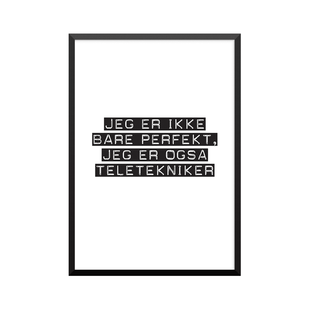Plakat: Teletekniker