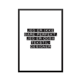 Plakat: Tekstildesigner
