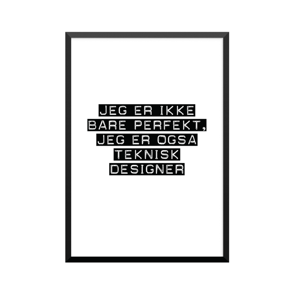 Plakat: Teknisk designer