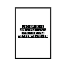 Plakat: Teatertekniker