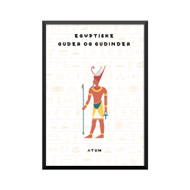 Plakat: 'EGYPTISKE GUDER OG...
