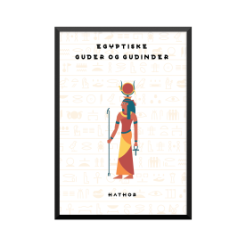 Plakat: 'EGYPTISKE GUDER OG...