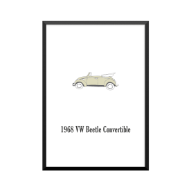Plakat: Biler, '1968 VW...