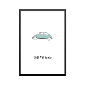 Plakat: Biler, '1965 VW...