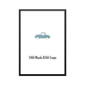 Plakat: Biler, '1960 Mazda...