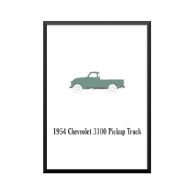 Plakat: Biler, '1954...