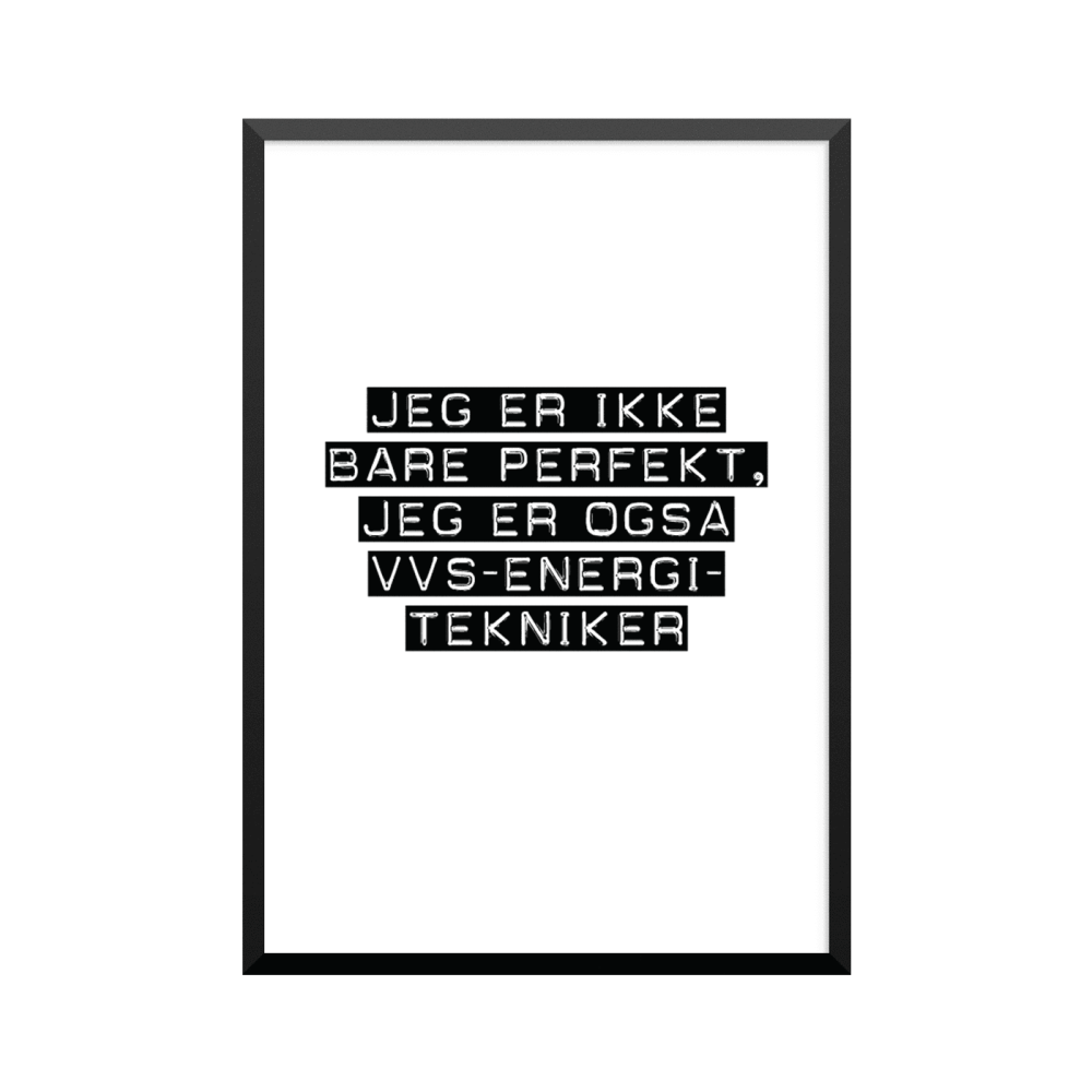 Plakat: VVS-energitekniker