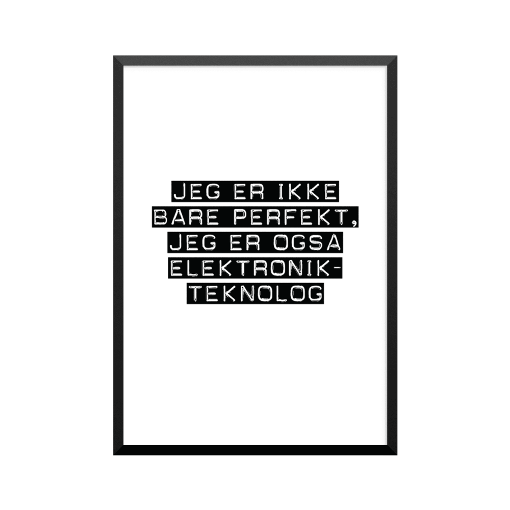 Plakat: Elektronikteknolog