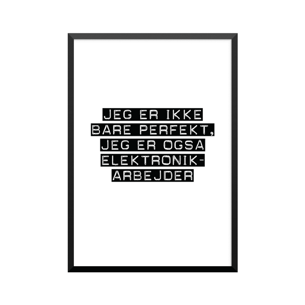 Plakat: Elektronikarbejder