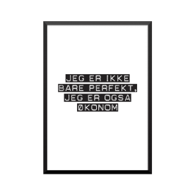 Plakat: Økonom
